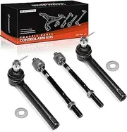 A-Premium Set of 4, Front Inner Outer Tie Rod End Kit, Compatible with Nissan Murano 2003-2004