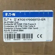 EATON CORPORATION XTCE170G00TD-GR, 24-27VDC COIL, 3P, Style 3-3016-256A, New