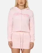 [ED HARDY] Ed Hardy Women's Lounge Hoodie Pink - Size 3XL 3XL Pink