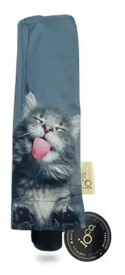 IOco Compact Umbrella (Sun Safe) - Sassy Cat