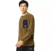 NWT $120 Oakley Enhance FGL1.0 Micro Fleece Crew Outdoors Hiking Top B1B Shirt S