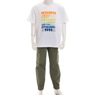 SKECHERS 男童短袖衣 - L222B006-0019