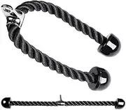 70/90cm Tricep Rope Multi Gym PullDown Press Arm Training Fitness Bar Cable Attachment with Cable