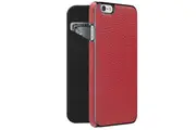 Adopted Leather Folio Wallet Case - iPhone 6 Plus & 6S Plus - Color: Cayenne/Gunmetal