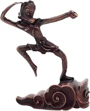 [Yardenfun] Retro Monkey Incense Burner with Auspicious Cloud Base Creative Decor for Home Tearoom Hotel Use Elegant Zen Design for Meditation and Relaxation