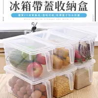 在飛比找PChome24h購物優惠-【101品味生活】冰箱透明含蓋收納盒保鮮盒