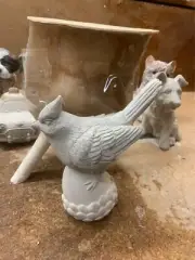 Latex and fiberglass backer cardinal mold