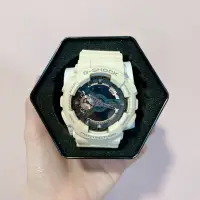 在飛比找蝦皮購物優惠-二手 G-shock白金手錶