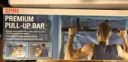 SPRI Premium Iron Home Gym Pull Up Bar for Doorways up to 32" GOING FAST