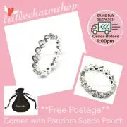 NEW Genuine PANDORA Alluring Brilliant Princess Cut Ring Sz 56 -190943CZ RETIRED