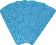 6pcs Microfiber Spray Mop Replacement Heads for Wet/Dry Mops Flat Replacement Heads for Floor Cleaning and Scrubbing Microfiber Pros Reusable Mop Pads Compatible with Bona Floor Care System