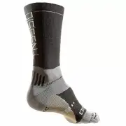 Dissent, Supercrew Nano 8" + Copper, Compression socks, Black, S (Men 3.5-6.5)