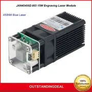 JAN45450Z-003 15W Engraving Laser Module 450NM Blue Laser Adjustable Focus os67