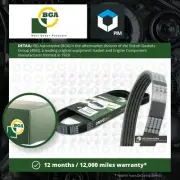 5 Rib Multi V Drive Belt fits RENAULT EXTRA F404 1.6D 86 to 98 BGA 5000681668