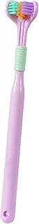 Three Sided Toothbrush | 3 Sided Autisms Sensory Toothbrush Bristle | 3 Bristle Toothbrush | Three Bristle Travel Toothbrush For Adult Kid Teeth Care And Gum Care Deep Cleaning Each Tooth