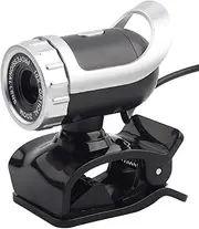 HD Pro Webcam USB 2.0 12M Pixels Clip-on Web Camera 360° Rotating Built-in Microphone for PC Widescreen Video Calling Desktop Laptop Webcam (#1)