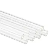 EKWB EK-HD PETG Tube, 10/12mm, 1000mm, Clear, 8-pack