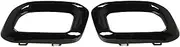 Cechoayuu Exhaust Tip Cover Trim, Tail Throat Vent Decoration Accessory, Benz GLC GLE GLS Class 2020-2023, for (Glossy Black)