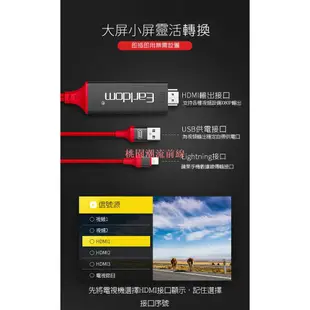 台灣速發HDMI視頻轉接線 隨插即用電視線Lightning Apple TV 畫面同步電視棒 蘋果轉HDMI