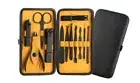 Manicure Set Nail Clippers, Stainless Steel Nail Scissors Grooming Kit, (Yellow)