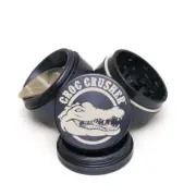 Croc Crusher COBALT GREY 4 Piece Herb / Tobacco Premium Grinder 1.2" Mini