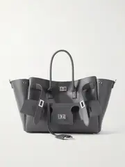 [Balenciaga] Balenciaga - Bel Air Small Leather Tote - Gray - One size One size Gray