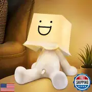 Wiener Switch Boy Table Lamp with RGB Color, Rechargeable Bedside Lamp, Funny