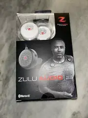 Zulu Audio Wearable Bluetooth Portable Speakers with Locking Magnets - White