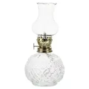 Lantern Fashioned Glass Kerosene Lamp Exquisite Workmanship