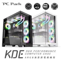 在飛比找蝦皮商城優惠-PC Park KDE ARGB 海景房電競機殼 電腦機殼 