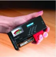 Portable Battery Tester - Flat Batteries? Never throw out a good battery again!