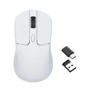 Keychron M3 Bluetooth Wireless Mouse with RGB Light (White)