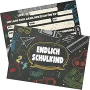 Agrdeed 36 First Day of School Invitation Cards, Invitation Cards for First Day of School for Boys and Girls, First Day of School Invitations for Back to School