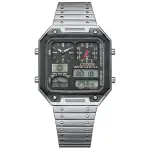 【CITIZEN 星辰】ANA-DIGI TEMP 80年代復古設計手錶 指針/數位/溫度顯示(JG2126-69E)