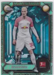 Topps 2024 Bundesliga Chrome No. CJ-3 Benjamin Sesko Sapphire Case Hit