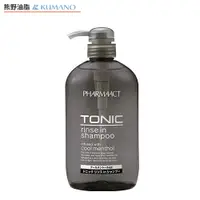 在飛比找PChome24h購物優惠-【日本 熊野油脂】TONIC 酷涼洗潤雙效洗髮乳 600ml
