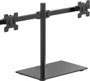 Free Standing Dual Monitor Stand, Height Adjustable Mount