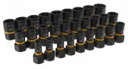 Gearwrench 84784 - Impact Extraction Socket Set 28 Piece Bolt Biter 1/4 & 3/8" Drive