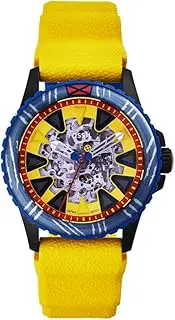 [FOSSIL] Men's Yellow Silicon Marvel Analogue Watch, 42mm