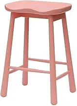 Generic Chair,Cafe Table and Chair Combination Modern Minimalist Chair Computer Chair Home Backrest Stool/Pink/40.3 * 30 * 60Cm