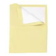 12.6"x9.8" Jewelry Cleaning Cloth, Polishing Cloth Double Layer, Yellow