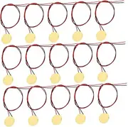 GLSTOY 15pcs Piezo Discs Acoustic Pickup Piezoelectric Transducer for Guitar Drums More Enhance Sound Quality with Durable Microphone Trigger
