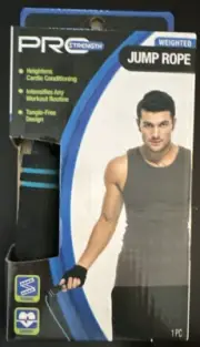 Pro Strength Weighted Jump Rope Tangle-Free Cardio Workout NEW In Package