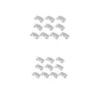 10x Flush Mount Bracket Picture Hanger Hook for Wall Art Gallery Furniture