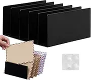 File Holder for Desk - Metal Desk File Holder,Papers Folder Holders for Book Clipboard Tabletop Document Sorters Mail-Sorting Invoice Drawers Offices