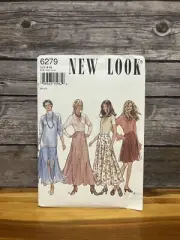 Vintage New Look Sewing Pattern 6279 Size 8 to 18 Ladies Skirts 4 Style Uncut FF