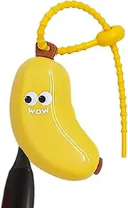 Toothbrush Covers for Travel - Portable Toothbrush Hat with Banana Shape,Dustproof Containers for Family Women Youth Boys Girls Teens Daughter Son Friends