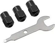 GLBMLMTHZP 4pcs/set M8x0.75 Electric Chuck Rotary Tool Accessories Multi Chuck With Wrench Keyless Faster Bit Swaps Fit For Dremel Rotary Tools Chuck