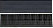OUKEJNM Sweeping Robot Threshold Ramp, 1.2" 2" Rise Wheelchair Ramp Doorway, Non-Slip Indoor Entry Ramp, Rubber Ramp for Car Scooter Home Steps ﻿(Black,2in Rise/80 * 22 * 5cm)