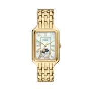 Fossil Raquel Sun Moon Multifunction Gold-Tone Stainless Steel Watch ES5398